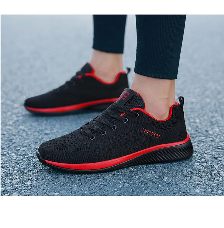 Atmungsaktive leichte Herren-Laufschuhe – bequeme Casual-Schuhe, Outdoor-Slipper und Walking-Sneaker