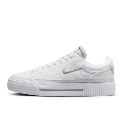 Nike Court Legacy Lift Elevated Sole Design Comfortable Anti-Slip Cushioned Durable Athletic Shoes DM7590-111