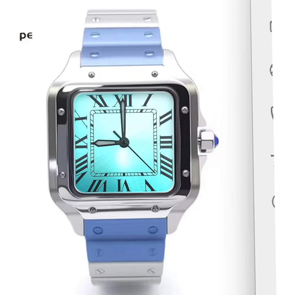 Men's Watches Square Case New NH35 Automatic Sports Watch Waterproof Fashion Design Japan Miyota NH35 Watch men's watch