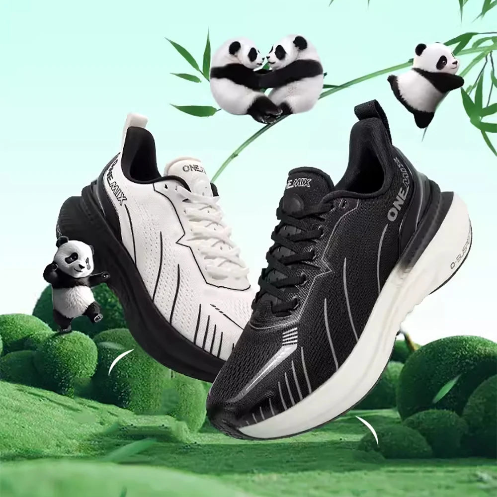 ONEMIX New Top Cushioning Running Shoes for Men Athletic Training Sport Shoes Outdoor Non-Slip Wear-Resistant Sneakers for Men