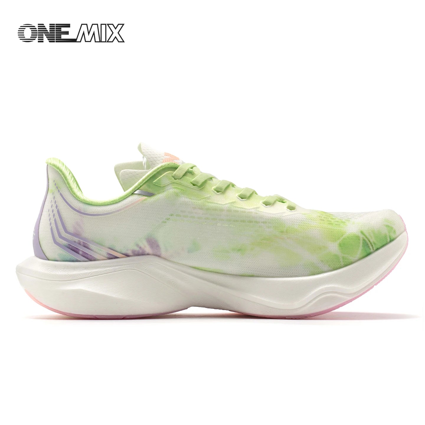 ONEMIX Sapatilhas de Corrida de Maratona em Nylon Carbon Board, Alívio de Impacto, Suporte Estável Profissional, Ressalto Ultraligeiro