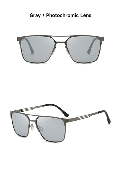 New Photochromic Polarized Sunglasses Man High Quality UV400 Sun Glasses Outdoor Driving Fishing Pilot Eyewear