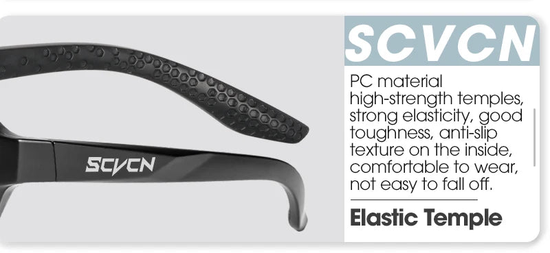 SCVCN New Outdoor Cycling Glasses Bike Sunglasses Men UV400 Eyewear Sports MTB Goggles Bicycle Women Riding Hiking Sunglasses