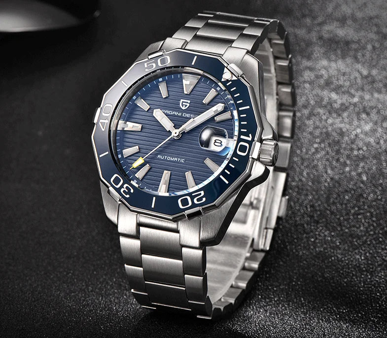 2025 New Brand PAGANI DESIGN 1617 Men's Military Sport Mechanical Watches Waterproof Stainless Steel Top Brand Luxury Men's Watch