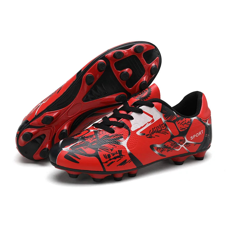 Chaussures de football classiques et élégantes pour garçons et filles, confortables, pour l'entraînement et les jeux en extérieur sur gazon, pour jeunes et étudiants, tailles 31-40 #