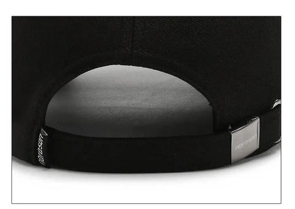 Hat Men's Tide Sunshade Cap Korean Men's Sun Hat Black Ins Tide Simple Casual And Versatile Baseball Cap