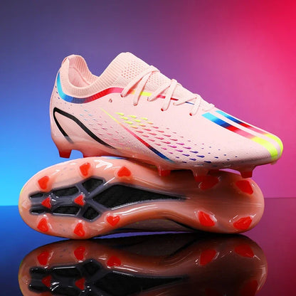 Nouveaux hommes chaussures de Football ultralégères TF/FG bottes de Football professionnelles unisexe antidérapant de haute qualité en gros livraison directe formation