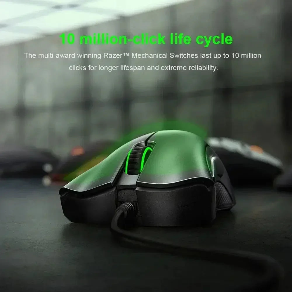 Razer NEW YEAR GIFT Presente Thunder Snake Viper Mini Rato Gaming com Cabo para Computador e Portátil Esports com Luz RGB, Rato para Mãos Pequenas