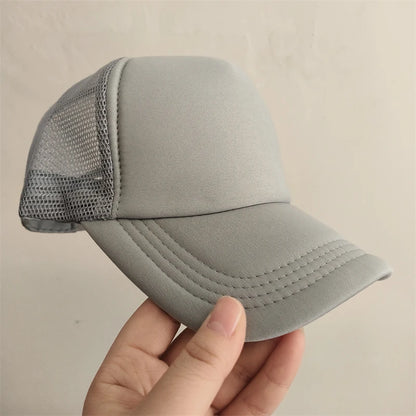 Customized Logo Mesh Baseball Caps Men Women 5 Panel Cheaper Trucker Hats Sports Team Snapback Caps Summer Sun Dad Hat Gorras