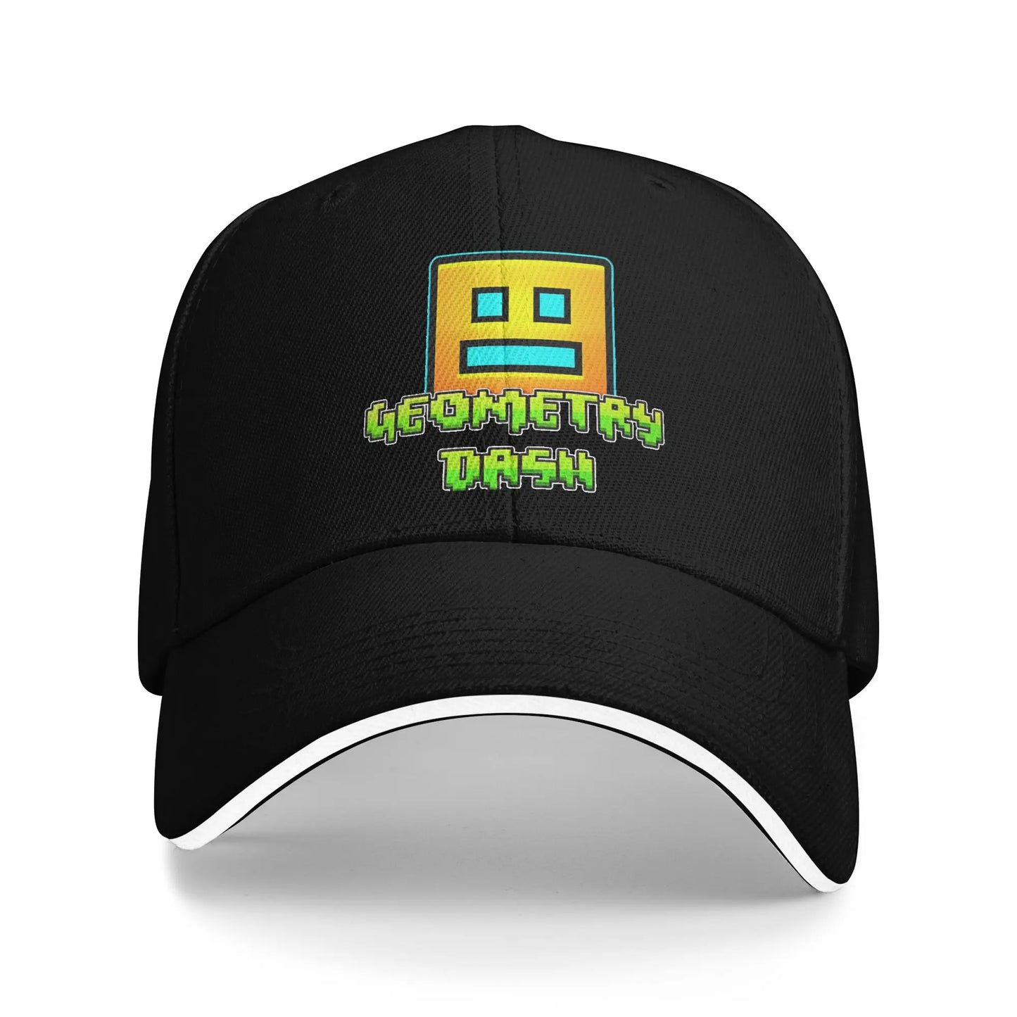 Geometry Gaming Cube Dash Baseball Caps Hip Hop Extreme Demon Sandwich Cap Unisex Style Adjustable Dad Hat Running Golf