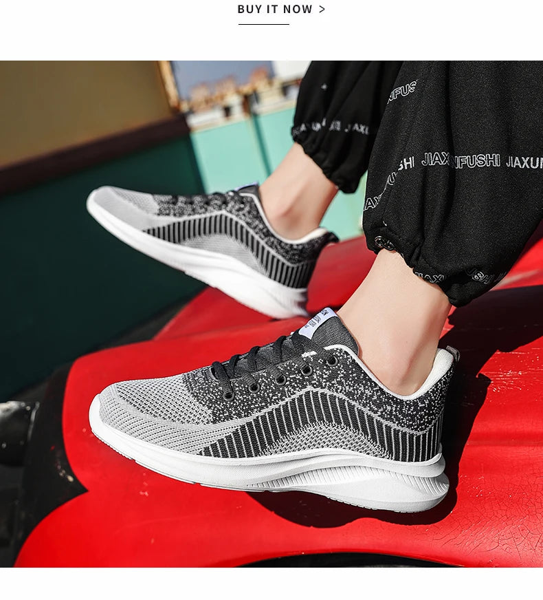Leather Men's Sneakers Trendy Casual Italian Breathable Leisure Male Sneakers Non-Slip Footwear Men Vulcanized Shoes