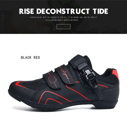 Neue Fahrrad-Sneaker für Herren mit Cleats – Speed-Fahrradschuhe für Damen, Fahrradschuhe mit Gummisohle