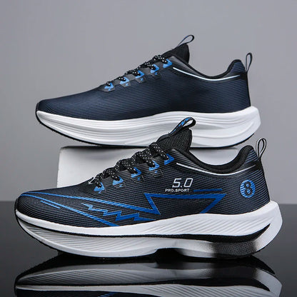 Brand Men's Carbon Plate Running Shoes Soft Cushion Shock Absorbing Sports Shoes Unisex Sneakers Light Anti-Slip Training Shoes