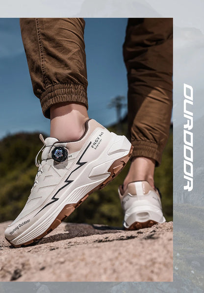 Sneakers da uomo casual outdoor antiscivolo e ammortizzanti, versatili scarpe da hiking off-road con suola morbida e confortevole per running
