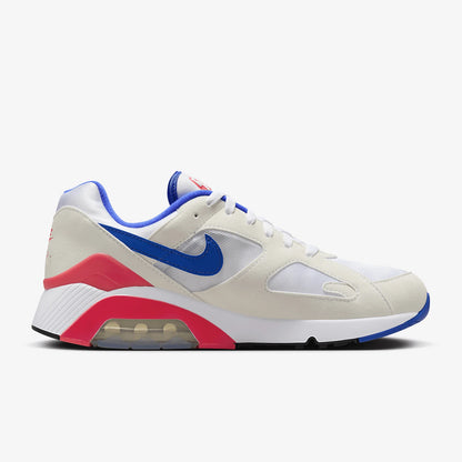 Nike Air Max 180 FJ9259-100 genuínos para homem, ténis de corrida duráveis e com bom suporte