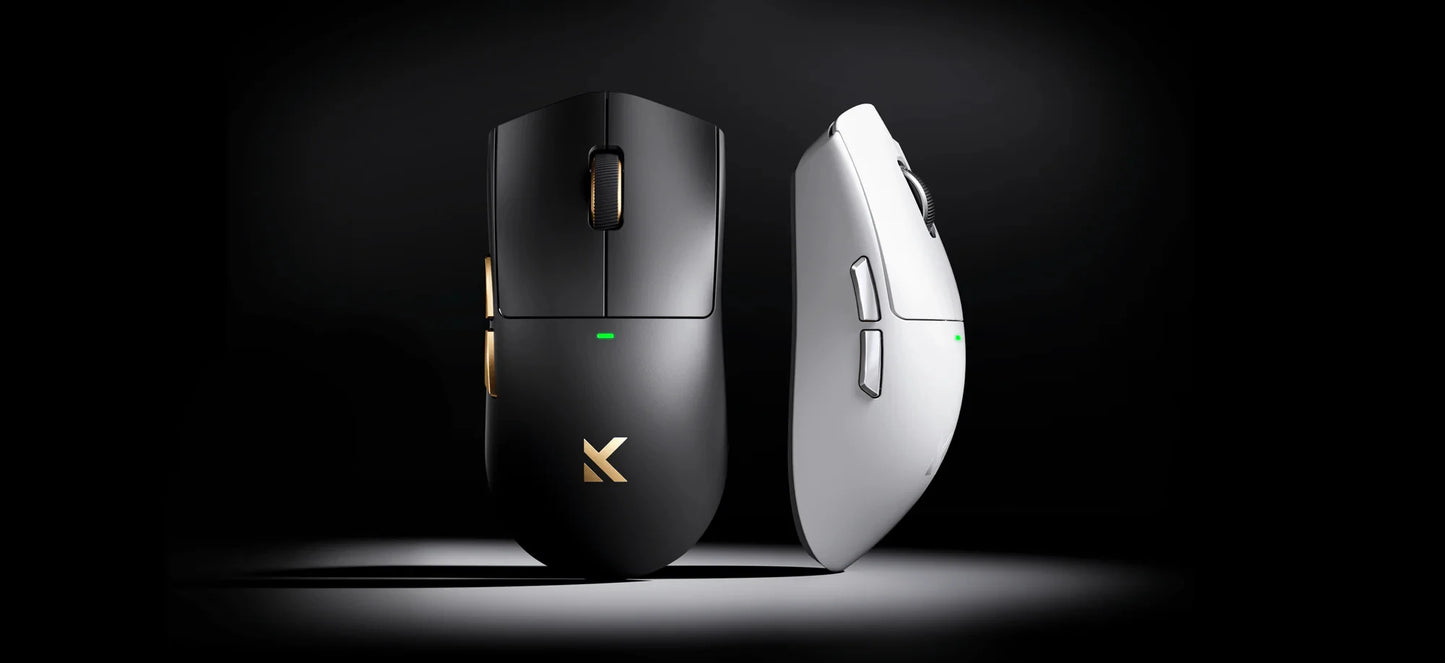 Mouse gaming wireless MCHOSE K7 Ultra PAW3950 con doppio polling rate 8K, leggero, dock di ricarica wireless magnetica, per esport e ufficio