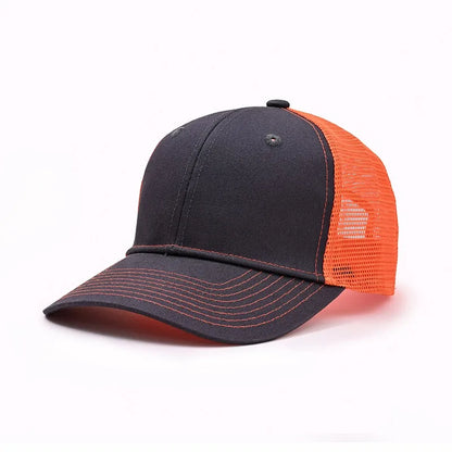 Sunshade soft top Richardson truck driver hat slightly curved baseball cap color blocked flat edge duckbill hat