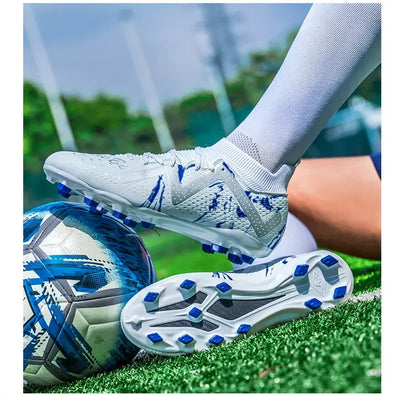 Oversized Football Boots For Youth & Children, Comfy Flexible Design, Stable Anti-slip Performance For Outdoor Field Sports