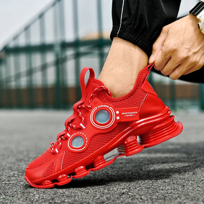 Men's Basketball Shoes Breathable Cushioning Non-Slip Wearable Running Shoes Gym Training Athletic Basketball Sneakers for Men