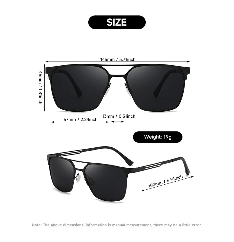 New Photochromic Polarized Sunglasses Man High Quality UV400 Sun Glasses Outdoor Driving Fishing Pilot Eyewear