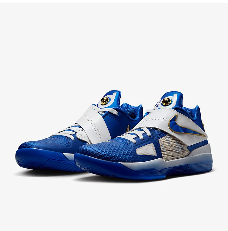 Nike genuine ZOOM KD 4 men's low top cushioned fashionable sports shoes FZ3540-400