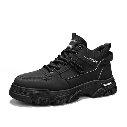 Bottes montantes Unky jaunes et noires 2026 pour hommes – Imperméables et résistantes à l'usure, idéales pour les adolescents du Golfe