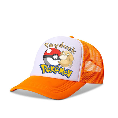 Pokemons Baseball Cap Pikachu Charizard Gengar cartoon Peaked Hat Kid Adult Summer Outdoor Sport Hat Boy Casual Fashion Cap Gift