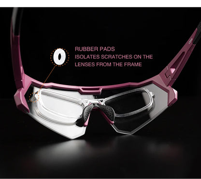 LAMEDA Photochromic Cycling Sunglasses Men Professional Bicycle Glasses Goggles Windproof MTB Road Bike Glasses Mountain Eyewear