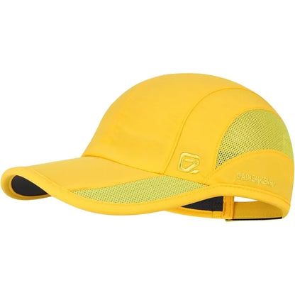 GADIEMKENSD Summer For Men Sports Running Sweat Baseball Cap Male Golf Quick Dry Women Solid Snapback Mesh Hat Visor Hat