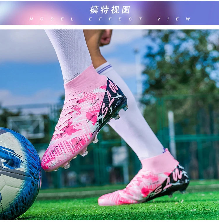 Botas de fútbol profesionales para hombre, zapatillas de fútbol Society, tacos de fútbol FG ultraligeros para entrenamiento, calzado deportivo de fútbol para exterior