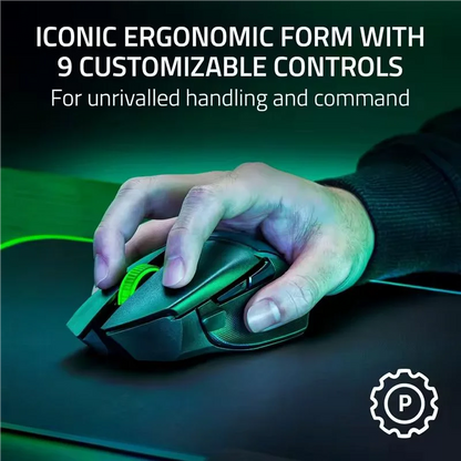 Original Razer Basilisk V3 X HyperSpeed Wireless Gaming Mouse 18K Optical Sensor Chroma RGB 2.4 GHz & Bluetooth Wireless Mice