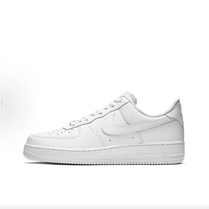 Baskets décontractées basses Nike Air Force 1 « Panda » en cuir, unisexe, blanc/noir, DV0788-001