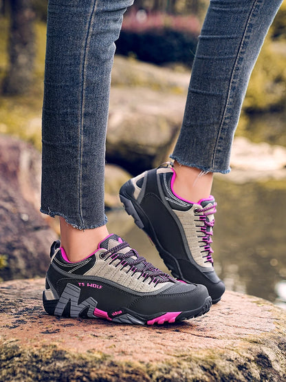 Zapatillas de trekking para hombre Outdoor Lover, impermeables, botas de montaña de cuero genuino, calzado táctico para caza en bosque