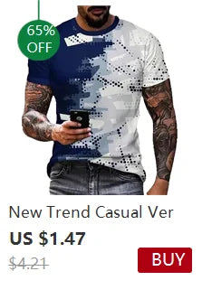 Short Sleeve Men's Wolves Graphic Print Crew Neck Tee for Summer Outdoor