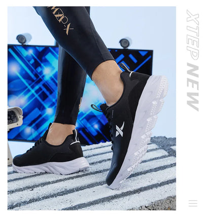 Xtep running shoes for men 2021 winter street casual men's sports shoes, wear-resistant support cushioning sneakers 879419110080