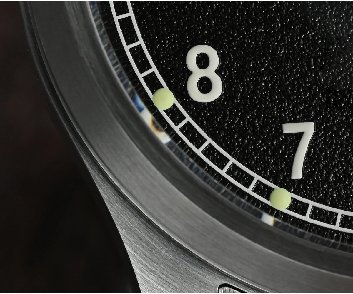 San Martin Simple Men's Watch 37mm Pilot Miyota 8215 Classic Military Explore Automatic Mechanical Watches Waterproof 100m