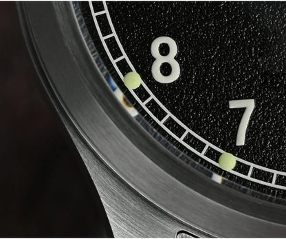 San Martin Simple Men's Watch 37mm Pilot Miyota 8215 Classic Military Explore Automatic Mechanical Watches Waterproof 100m