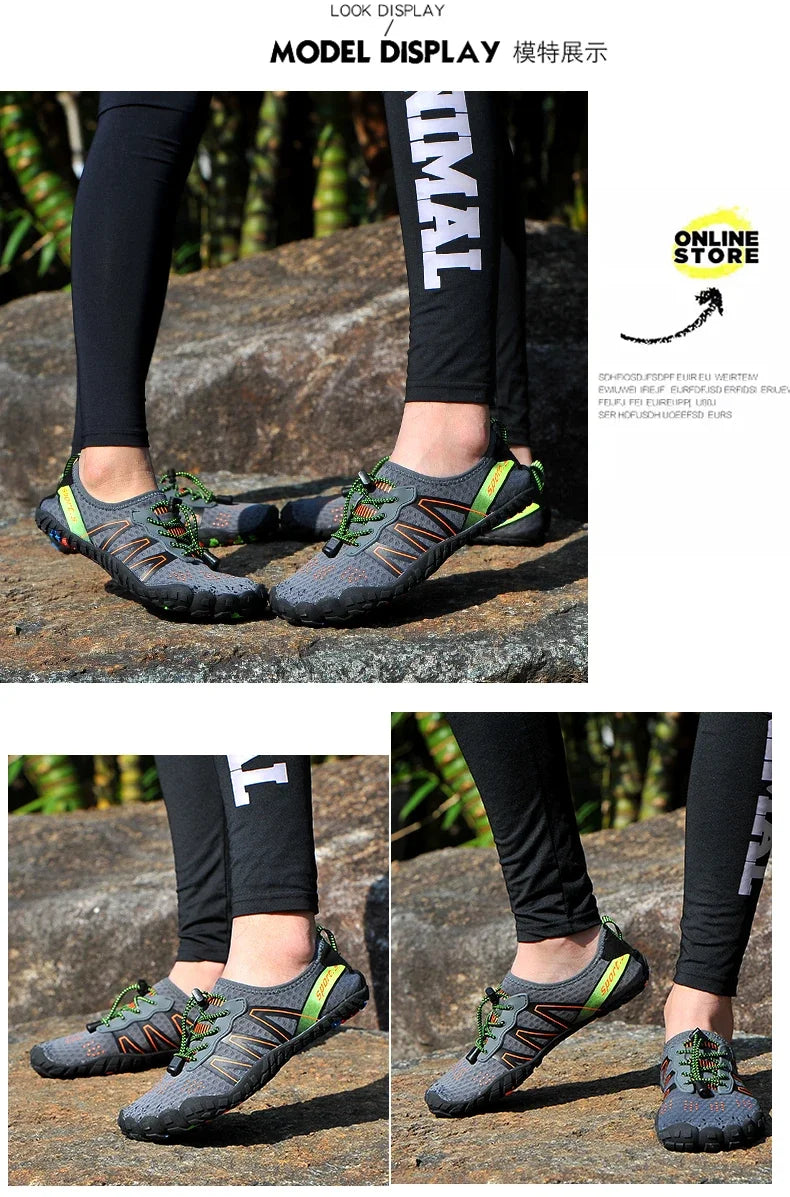 Men Aqua Shoes Water Swimming Shoes Women Sneakers Boys Child Barefoot Shoes Beach Sandals Quick-Dry River Sea Diving Gym
