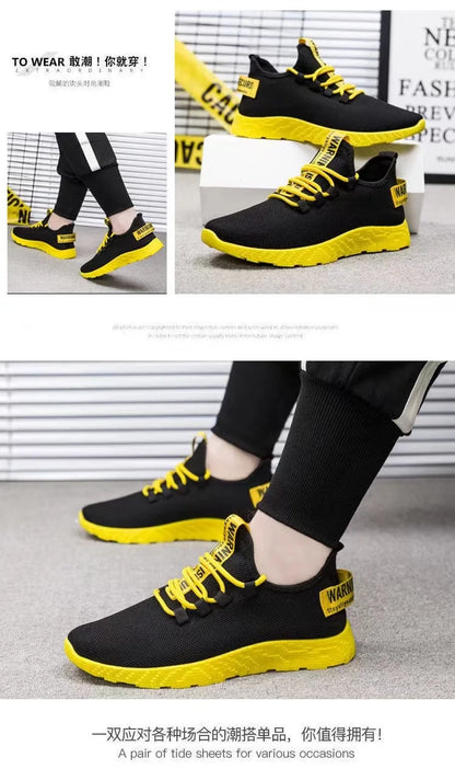 Men's Casual Lightweight Mesh Sports Sneakers Summer Men's Outdoor Soft Sole Breathable Comfortable Fashion Trend Running Shoes