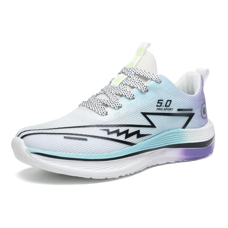 Unisex Lightweight Breathable Running Shoes Sporty Casual Low Top Flat Laced Footwear for Men And Women in Various Colors
