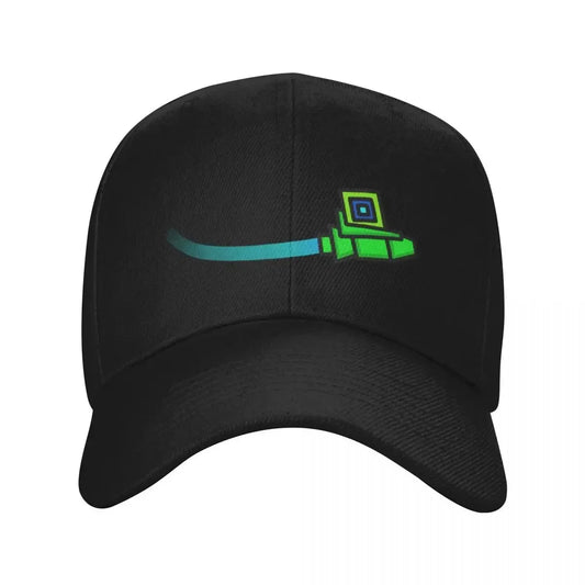 Geometry Dash Baseball Cap Anime Visor Vintage Sun Hat Women's Hats For The Sun Men's