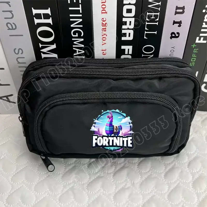 Astuccio portapenne Fortnite con motivo creativo del gioco, borsa contenitore Harajuku per ragazzi e ragazze, articoli per il ritorno a scuola, regali di compleanno e per feste