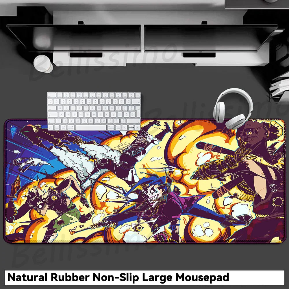 Acessórios Gaming O-Overwatch D-D.va Tapete de Rato Grande para Teclado e Rato, Deskmat XXL Estendido para PC, Tapete Gamer