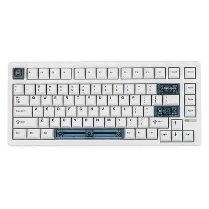 Teclado Mecânico Magnético EPOMAKER HE80 75% Layout US QWERTY Hot-Swap Creamy Gasket com Fio, Efeito Hall, DKS SOCD para PC/Mac