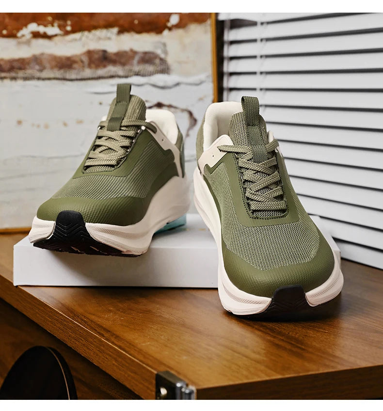 Men Running Shoes Marathon Specialty Sports Breathable Lightweight Women's Comfortable Non-slip Leisure Sneakers Plus Size 38-46
