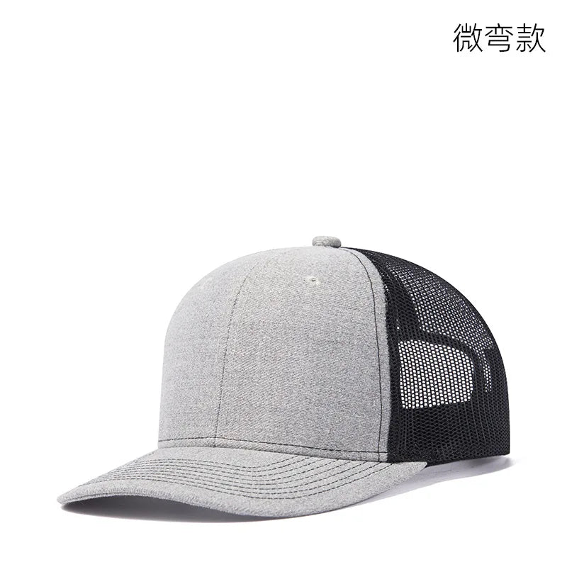 High Quality Mesh Baseball Cap Women Men Summer Cotton Breathable Sunhat Unisex Adjustable Snapback Trucker Hats Male Female