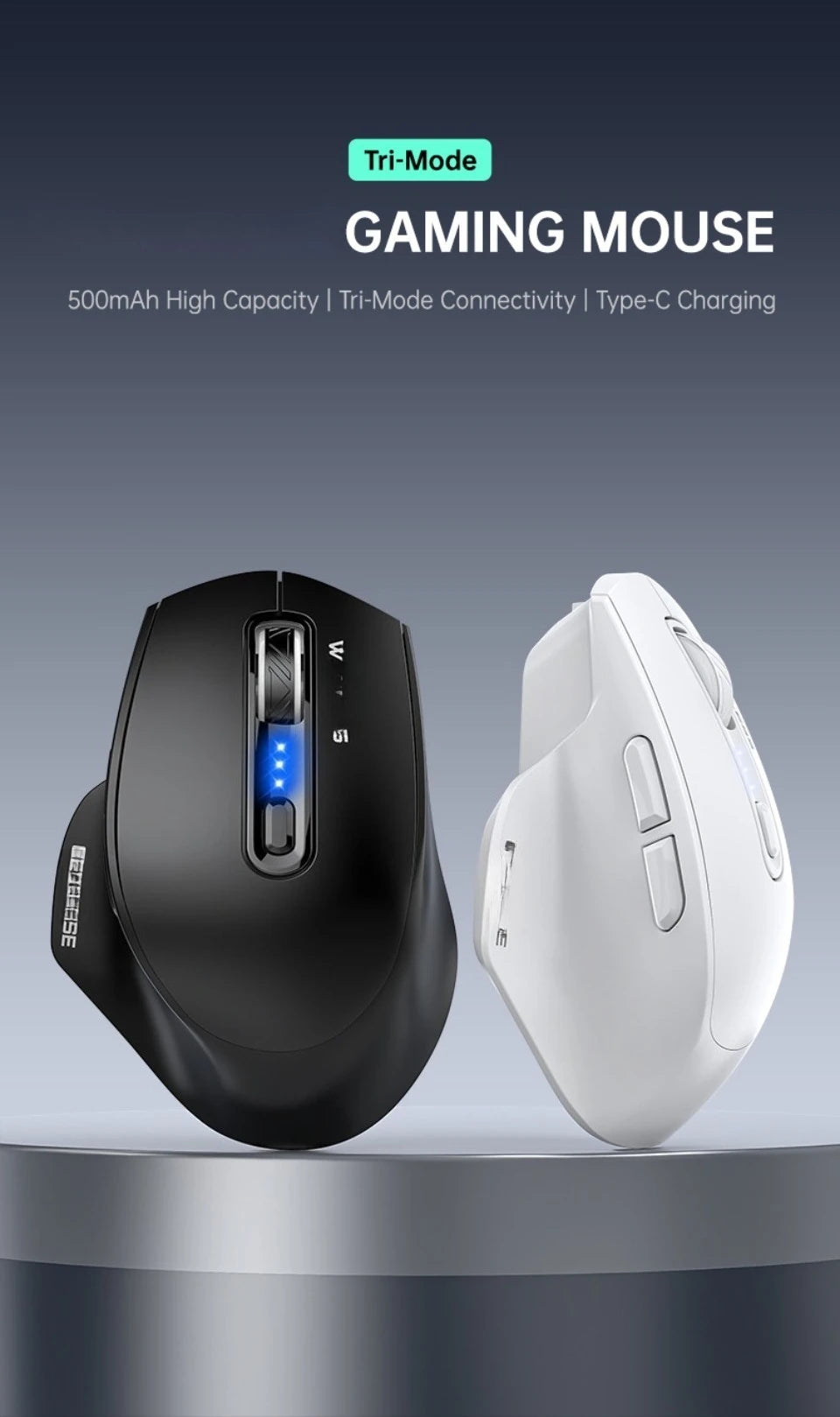 Ratón USB con cable, retroiluminación RGB, silencioso, ergonómico y DPI ajustable para ordenador de sobremesa, portátil, PC, oficina, gaming, hogar y uso diario en el trabajo