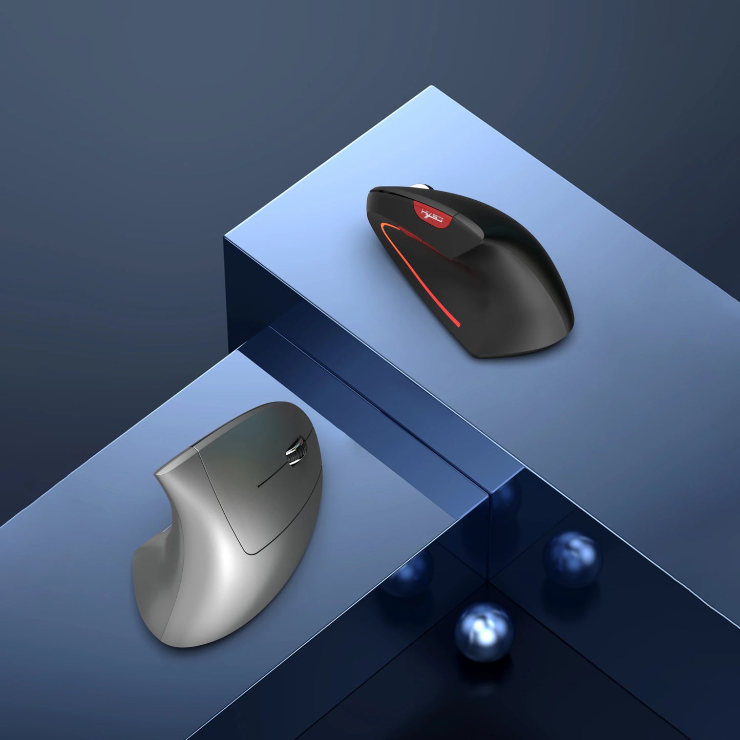New Dual Mode Wireless Vertical Mouse Bluetooth 5.1 Silent Ergonomic 6 Buttons Type-C 2400DPI Anti-Mouse Hand for Office Laptop