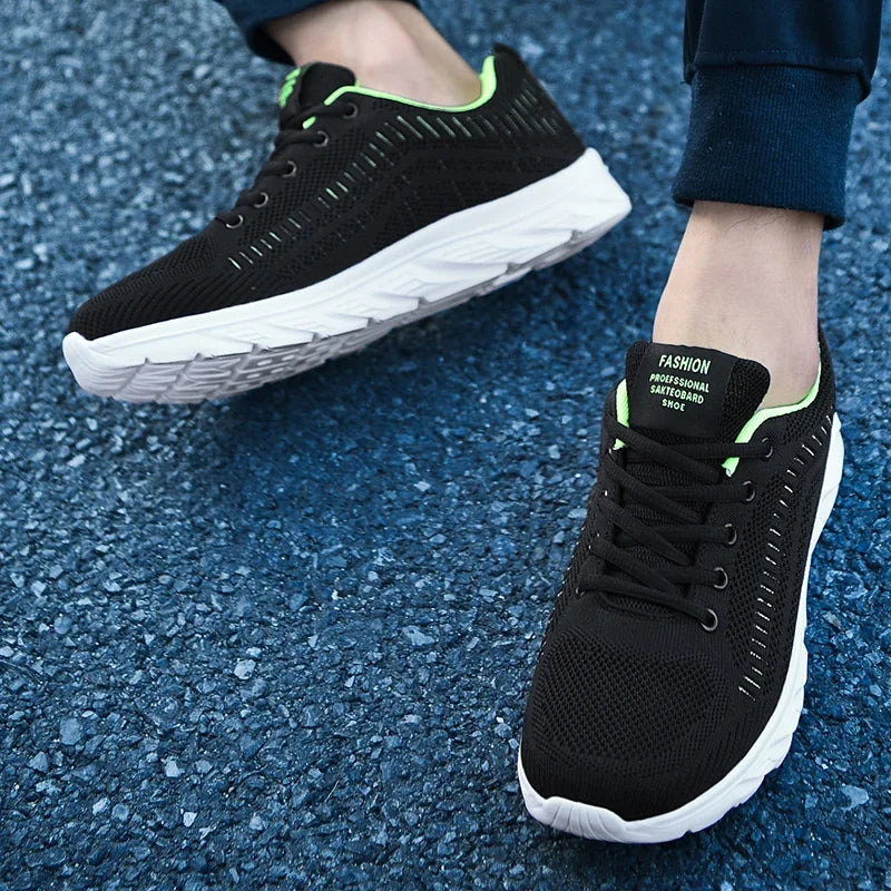 Laufschuhe Herren Sneaker Modische leichte Turnschuhe Atmungsaktive Wanderschuhe Bequeme Sportschuhe für Herren