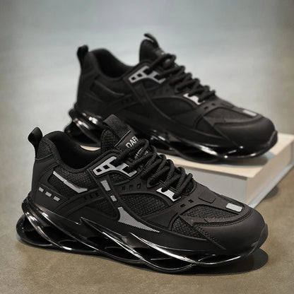 Ténis casuais para homem, ténis de luxo, ténis de corrida respiráveis, mocassins de moda para homem. Sapatos